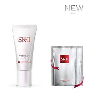 SK-II [핫딜][더스테이지] NEW 애트모스피어 에리 라이트 UV 크림 세트 SPF50+ PA++++