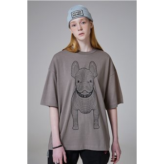 라이프워크 빅라독 티셔츠LW215TS990 GREY (LW205TS990 리오더)