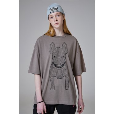라이프워크 빅라독 티셔츠LW215TS990 GREY (LW255TS990 리오더)