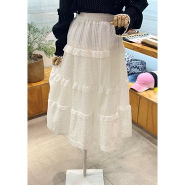 레코브 레이스 캉캉 스커트(LC41E5SK007X)