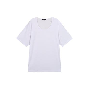 LAP 레이온 U넥 오버핏티셔츠 AR2CT482