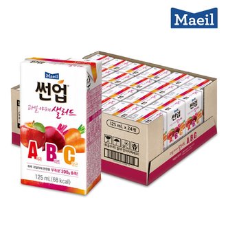 매일 썬업 과일야채샐러드 ABC 125ml 24팩