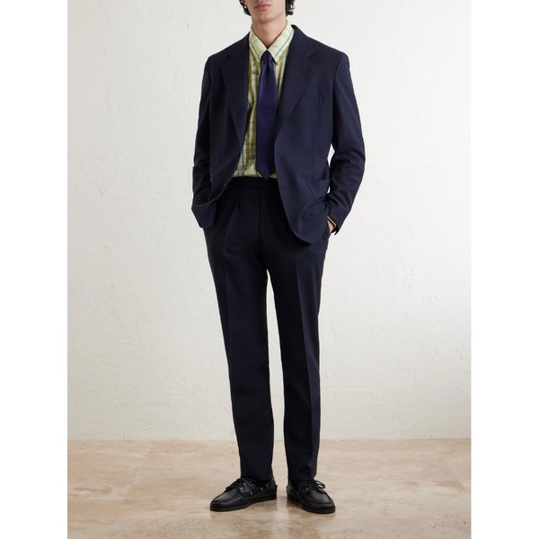 드레익스 스트레이트 레그 플리츠 울 수트 팬츠 46376663163066371