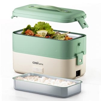  Cosi home 2단식 밥솥 초고속 도시락 밥솥 1인용 1대 4역 밥 찜 따뜻한 도시락 밥솥 쌀과 반찬을