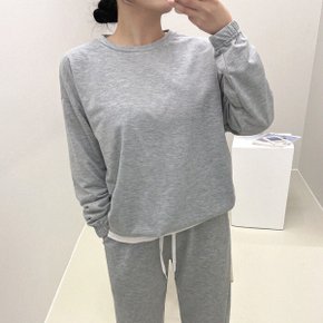 남녀공용 브루 밴딩 맨투맨 6color / 긴팔 데일리 무지 트레이닝 티셔츠