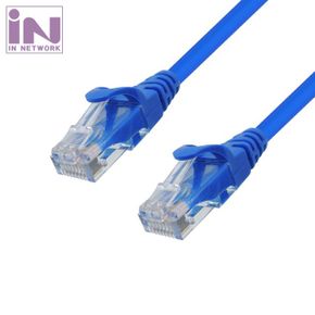 UTP 랜케이블 동선 CAT.6 블루 3M 24AWG X ( 4매입 )