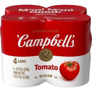 Campbells [해외직구] Campbells 캠벨스 농축 토마토 스프 305g 4개