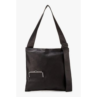 요지야마모토 [DISCORD]클래스프 포켓 레더 숄더백 6616170300000