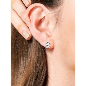 ST Motif Silver Earring Ie343 [Silver]