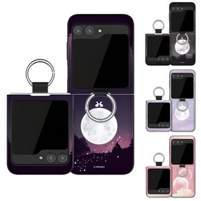 갤럭시 Z플립6 Z플립 5 4 3 휴대폰 케이스 정품 TRY 달토끼 핑거링 카드수납 마그네틱도어 6컬러