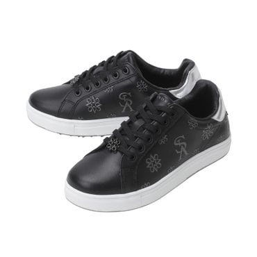 세인트앤드류스 (사은품증정) 25 S/S 여성 심볼 로고 패턴 논스파이크 골프화 (821E1SE051BK)
