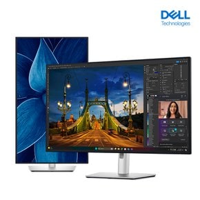 [공식] DELL 울트라샤프 모니터 U3225QE 32 80.01cm IPS Black 4K UHD 피벗 120Hz