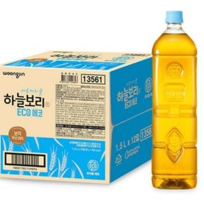 웅진 하늘보리 무라벨 에코 1.5L x 12페트 1박스