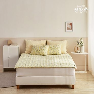 신앙촌 극세사 침구 [안나] 패드 S (1인용) 옐로우