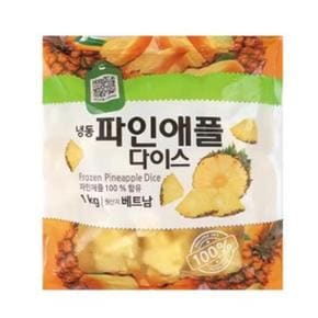 파인애플 다이스 1kg/냉동과일 (S38036898)