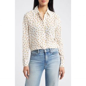 4880749 Boden Sienne Print Silk Button-Up Shirt