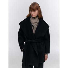 HANDMADE WIDE COLLAR HALF COAT