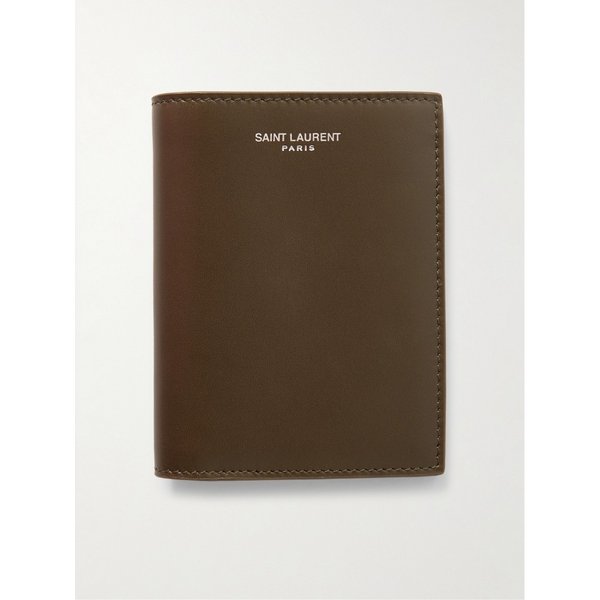 로고 프린트 가죽 바이폴드 지갑 1647597346036095