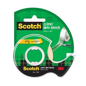 3M 스카치 매직테이프 18mmx16m Cat.122A 디스펜서