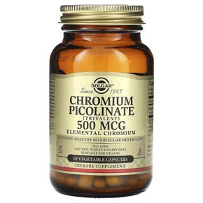 크로뮴 피콜리네이트 500 mcg 60 베지켑슐 유통기한 보장