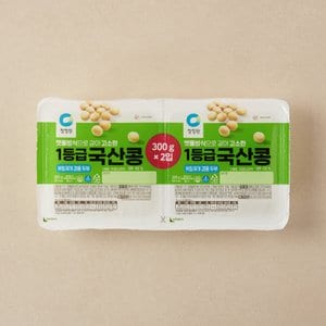 청정원 국산콩 두부두모 600g(300gx2)