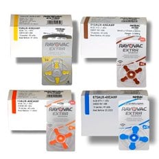  레이오백 보청기 배터리 10/13/312/675  보청기건전지 40알 최신 제조 모든 보청기 호환가능