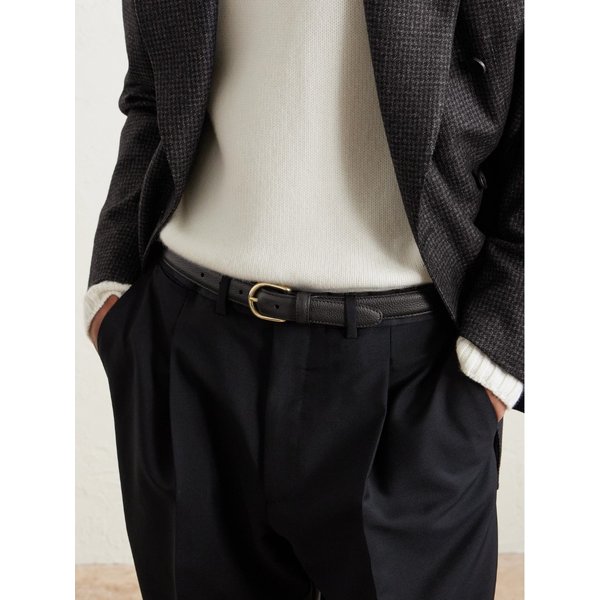 새먼 아멜 카르돈 2.5cm 풀그레인 가죽 벨트 46376663162998724