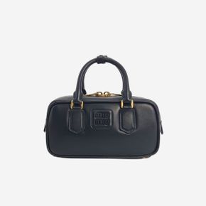 미우 미우 가죽 탑 핸들백 블랙 Miu Miu Leather Top Handle Bag Black