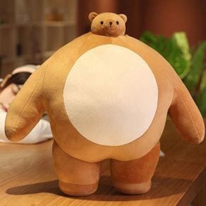 어깨깡패 소두 곰인형 근육곰 바디필로우 인형 F599