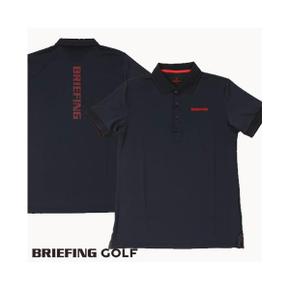 5830697 브리핑 골프 BRIEFING GOLF 반소매 폴로 셔츠 후면 로고 프린트 M CA3500940