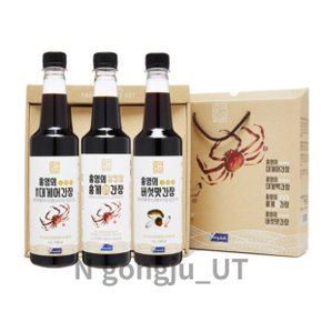 홍영의 어간장 + 진간장 + 맛간장 500ml 3제품 1세트