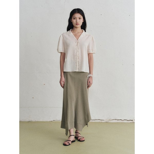 griphis cotton blouse (ivory)