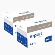 엑스포트(Xport) A4용지 80g 2박스(5000매)