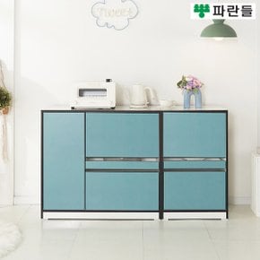 [착불배송] 파란들가구 LPM 1400x825 도어 전자렌지대세트 주방렌지대