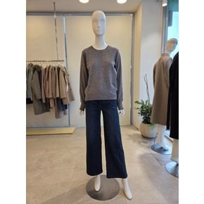 [여주점] [더 아이잗] 여성 베이직 라운드넥 풀오버 니트(IRAM1PO701)