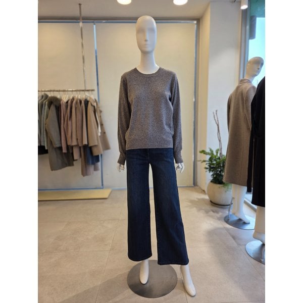 [여주점] [더 아이잗] 여성 베이직 라운드넥 풀오버 니트(IRAM1PO701)