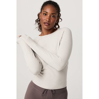 뷰오리 [여성] 긴팔 포즈 크루_에크루 VR26121037000