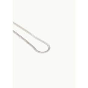 올블루스 26PF Flat Necklace, Polished Silver