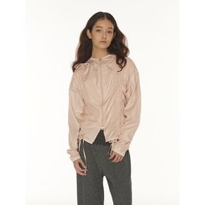 LILY SHIRRING WIND JACKET - PINK PLAIN