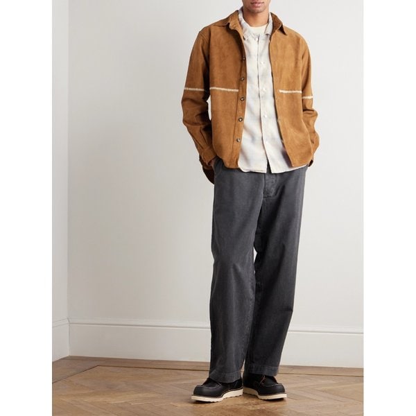 레미 릴리프 스트레이트 코튼 트윌 팬츠 46376663162921080