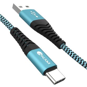 오너클랜 아남 메탈 USB C타입 스마트폰 고속충전 케이블 1.2M