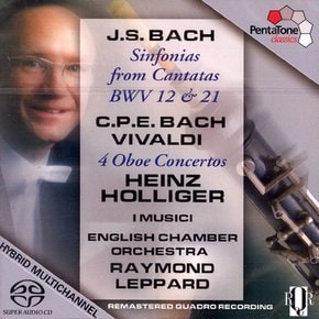 JOHANN SEBASTIAN BACH/ CARL PHILIPP EMANUEL BACH/ ANTONIO VIVALDI - OBOE CONCERTOS, SINFON