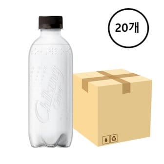  칠성사이다 soda 제로 무라벨 에코 300ml x 20페트 박스 대용량