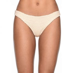 5176296 OYSHO BUBBLE TEXTURED MEDIUM-COVERAGE - Bikini bottoms white