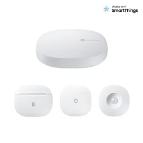 SmartThings 스마트싱스 전용 IOT-HOMEKITA 스타터킷(허브+동작감지센서+문열림센서+스마트버튼)