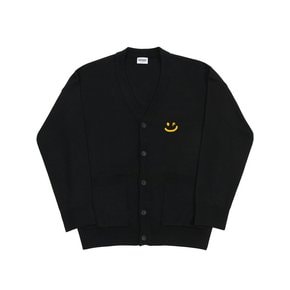 [UNISEX]스몰 드로잉스마일 니트 가디건_4color