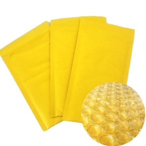 소형택배봉투 에어캡 안전 포장 봉투 소형 노랑 (WD9CA63)