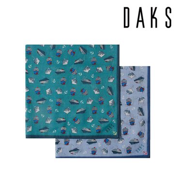 닥스 면대 나염 손수건 DGR1306