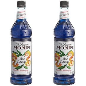 모닌 카페 바 음료 블루퀴라소 향 시럽 Blue Curacao Flavoring Syrup 1L 2개