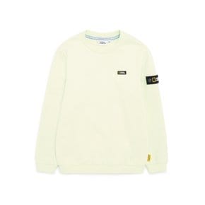 내셔널지오그래픽 K224USW940 키즈 컨셉 그래픽 맨투맨 티셔츠 FOAM GREEN